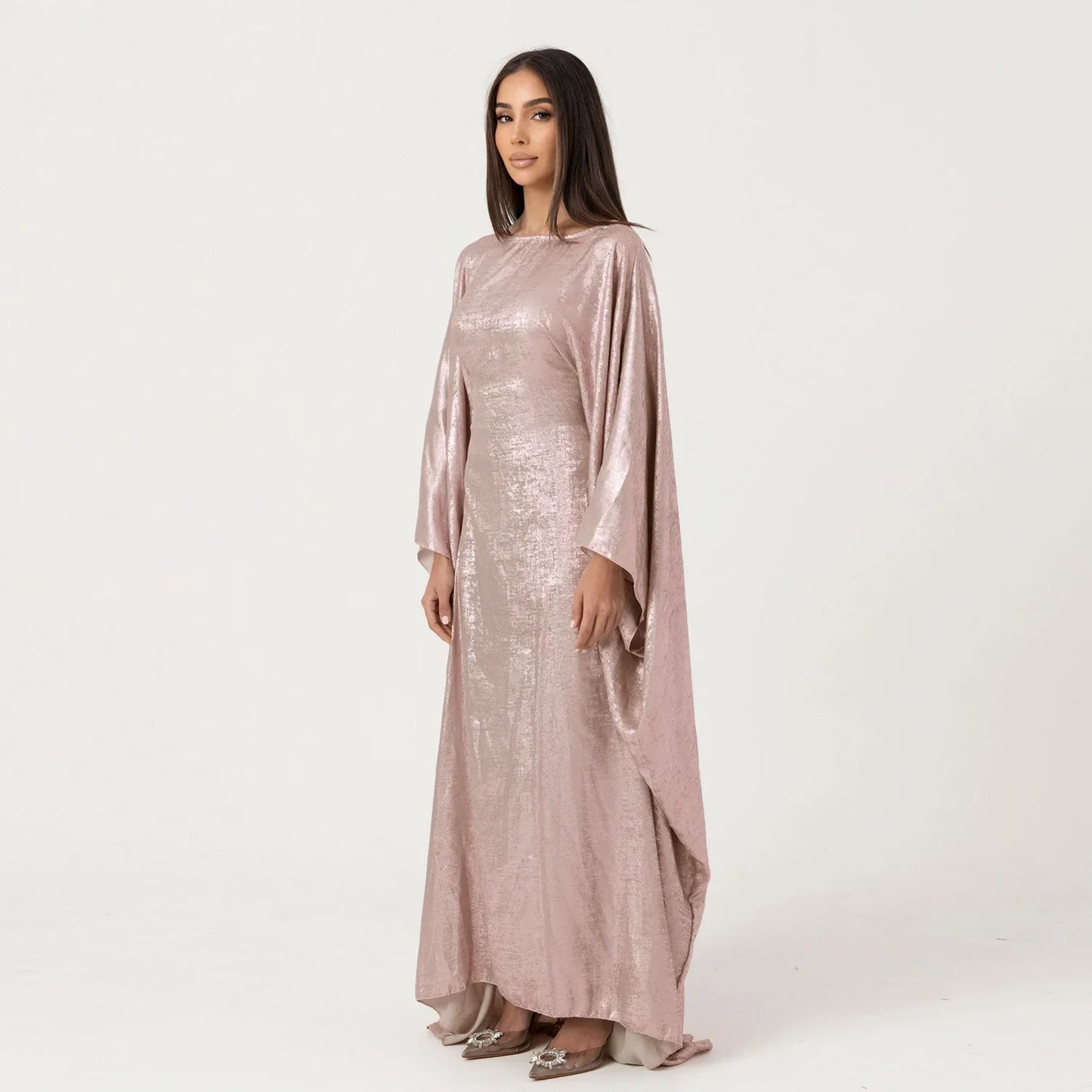 Rose Gold Luxe Metallic Abaya