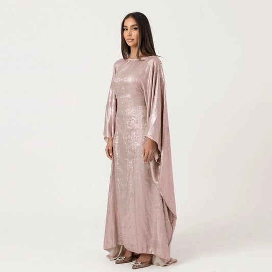 Rose Gold Luxe Metallic Abaya