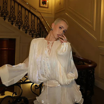 Ruffle Romance Lantern