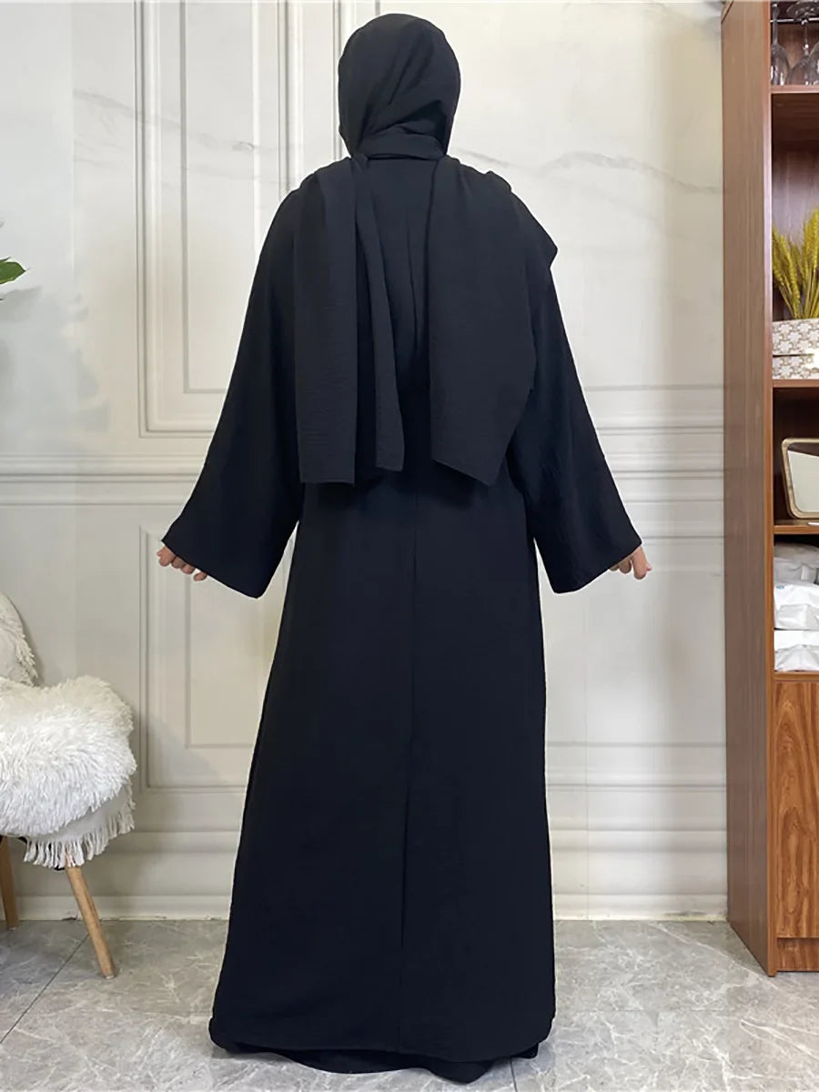 Timeless Simplicity Belted Abaya