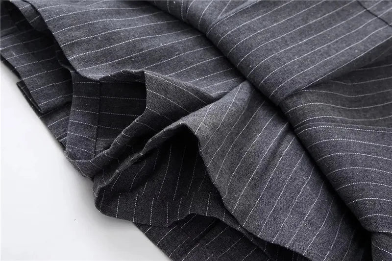 Chic High-Waist Tailored Skorts