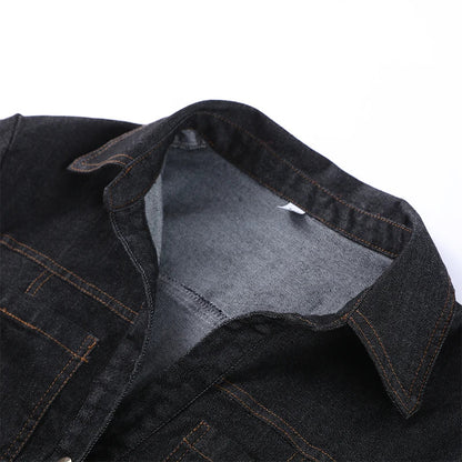 Chic Women's Vintage Denim Set