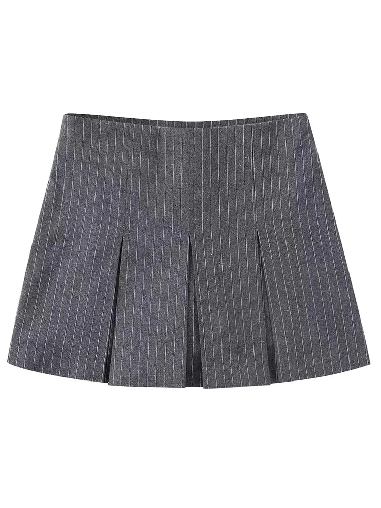 Chic High-Waist Tailored Skorts