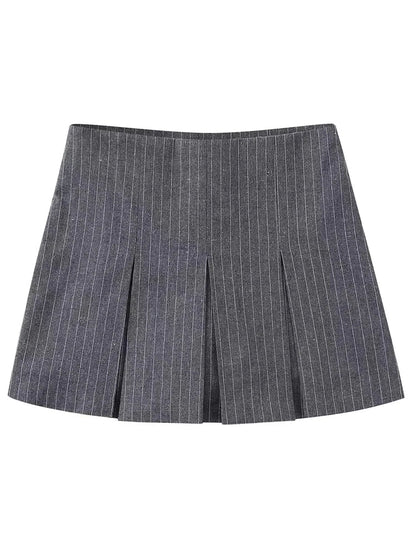 Chic High-Waist Tailored Skorts