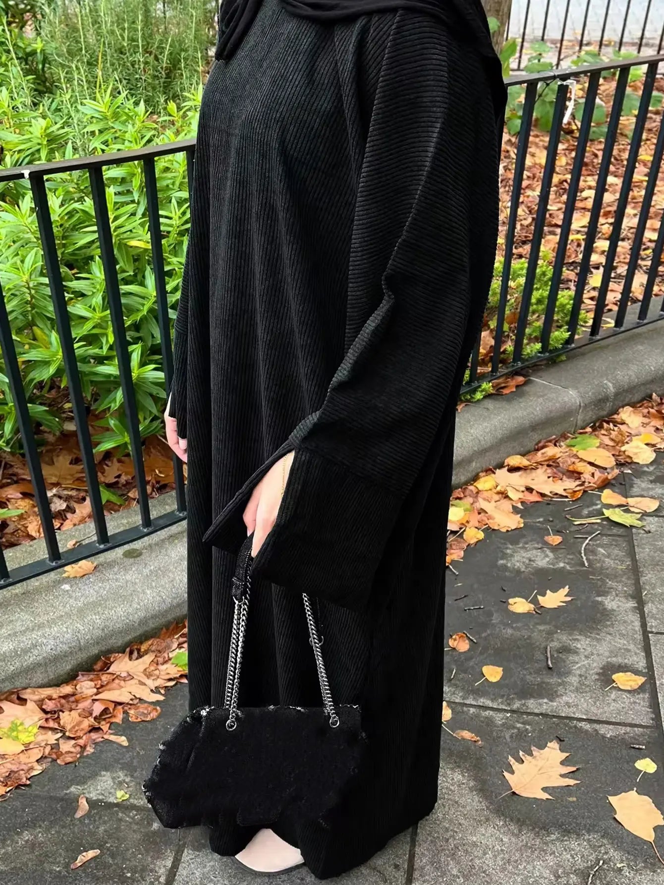 Velour Grace Corduroy Abaya